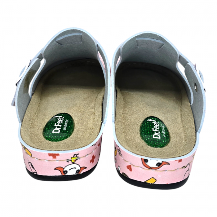 Saboti medicali Dr Feet 1014 medical pink - dama [3]