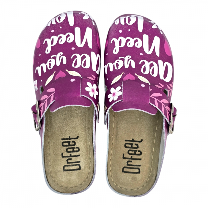 Saboti medicali Dr Feet 1100 mov - All you need is love - dama [5]