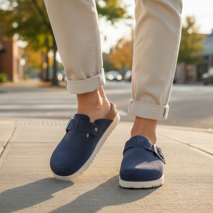 Saboti medicali Dr Feet 16202 albastru - dama [7]