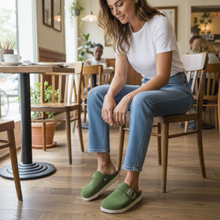 Saboti medicali Dr Feet 16202 verde - dama [7]