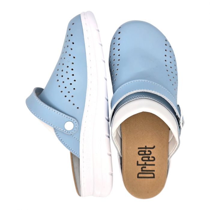 Saboti medicali Dr Feet 5046 albastru deschi - dama [4]