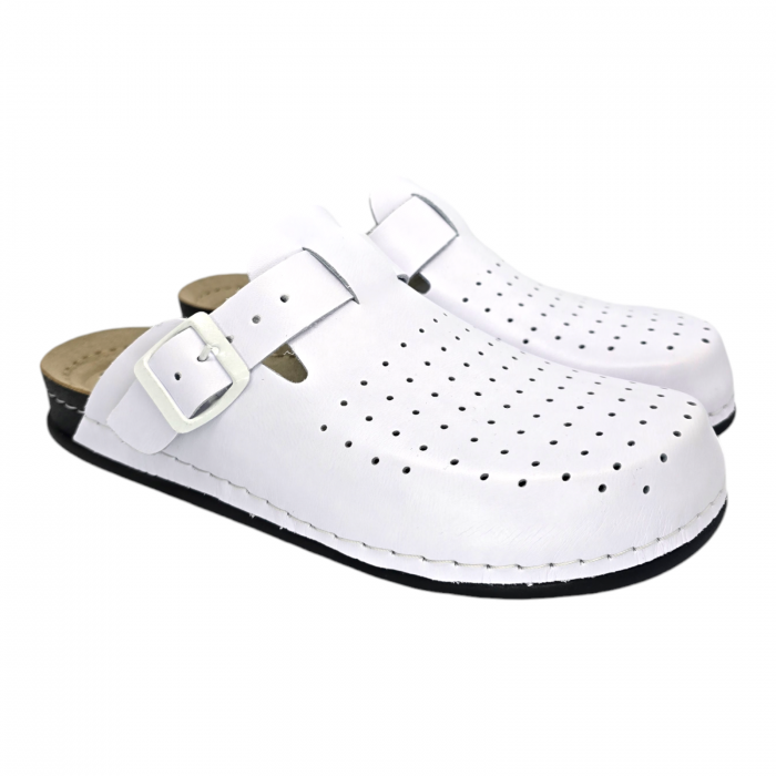 Saboti medicali Dr Feet 8001 alb - barbati [2]