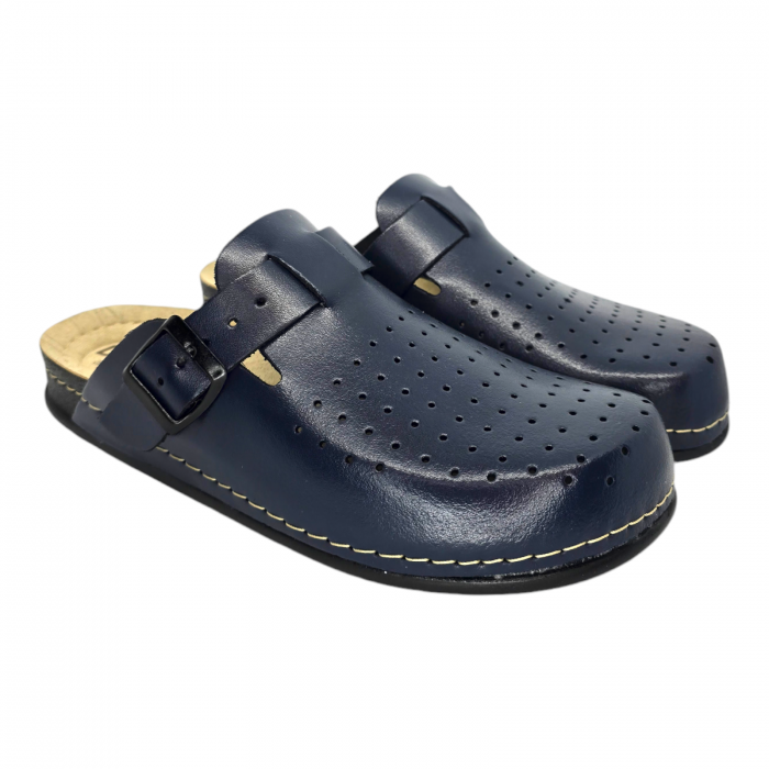 Saboti medicali Dr Feet 8001 albastru inchis - barbati [2]