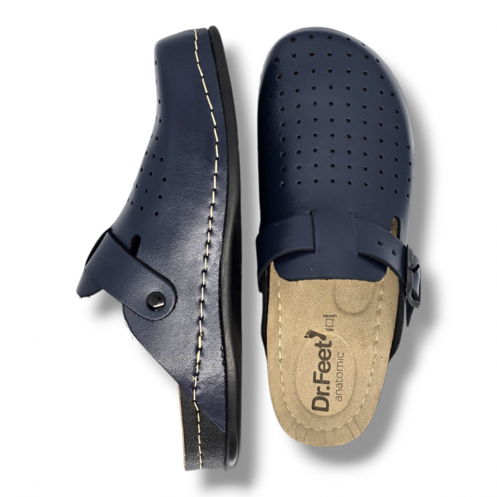Saboti medicali Dr Feet 8001 albastru inchis - barbati [4]