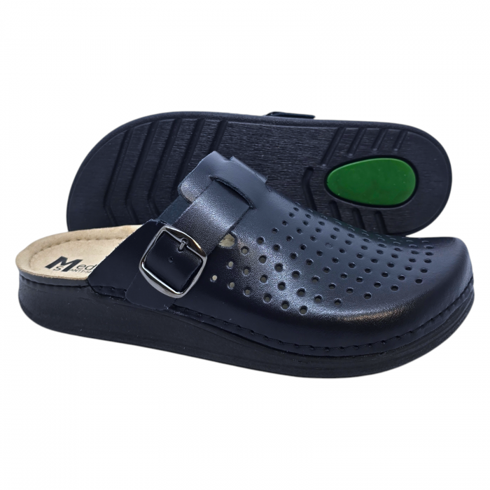 Saboti medicali Medi+ 34001 albastru perforat - barbati [3]