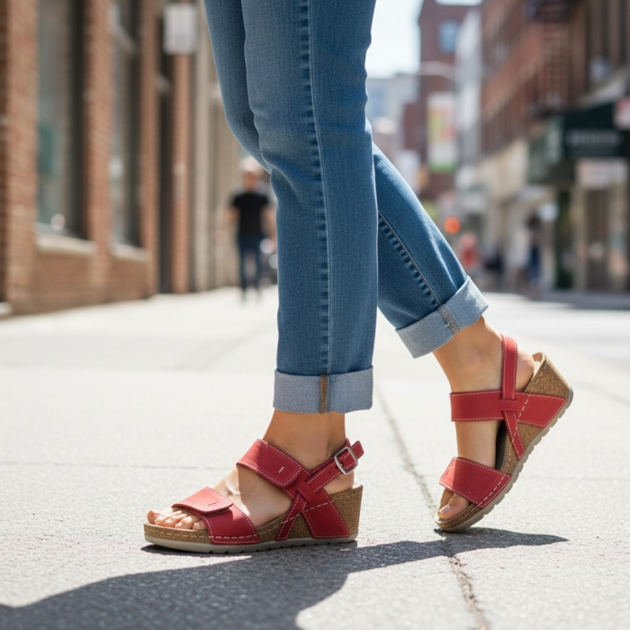 Sandale Doss 592 rosu - dama [5]