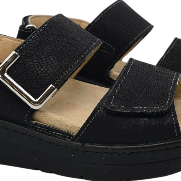 Sandale Dr Feet 10016 negru - dama [3]