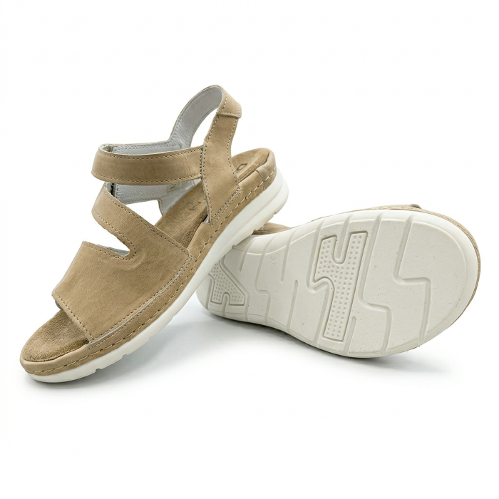 Sandale Dr Feet 101836 maro deschis - dama [3]