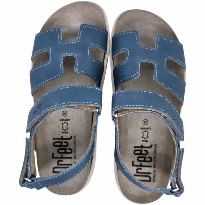 Sandale Dr Feet 16015 albastru - dama [5]