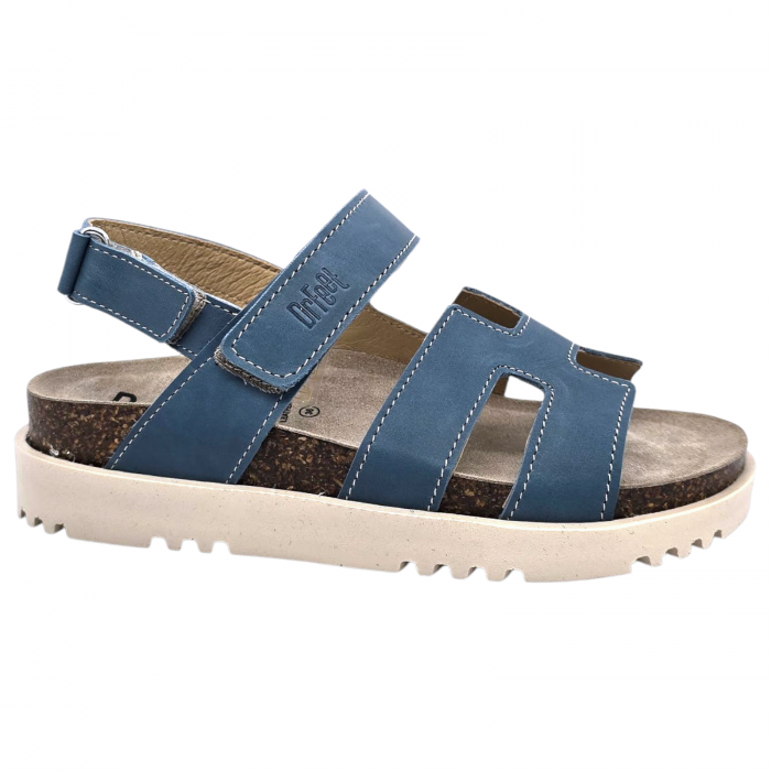 Sandale Dr Feet 16015 albastru - dama [1]