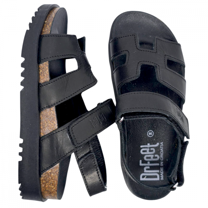 Sandale Dr Feet 16015 negru - dama [5]