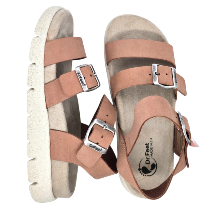 Sandale Dr Feet 16031 maro deschis - dama [6]