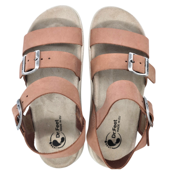 Sandale Dr Feet 16031 maro deschis - dama [5]