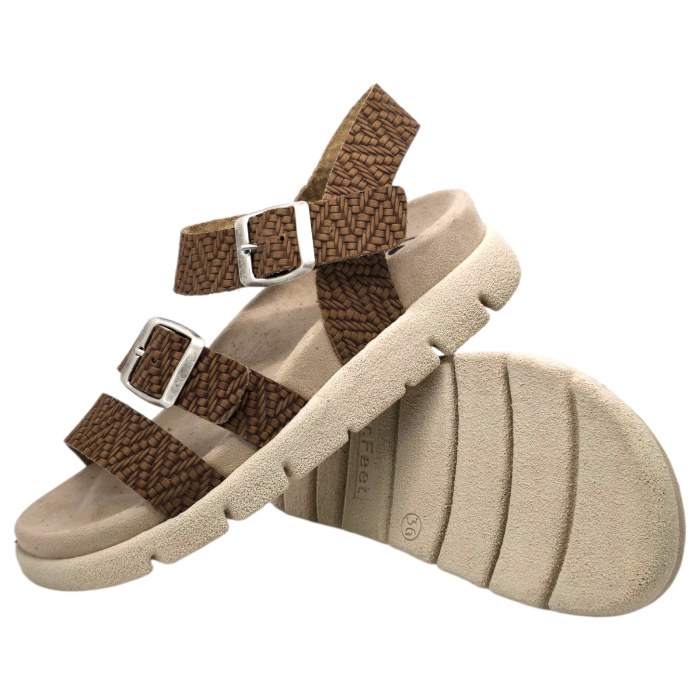 Sandale Dr Feet 16031 maro inchis - dama [4]