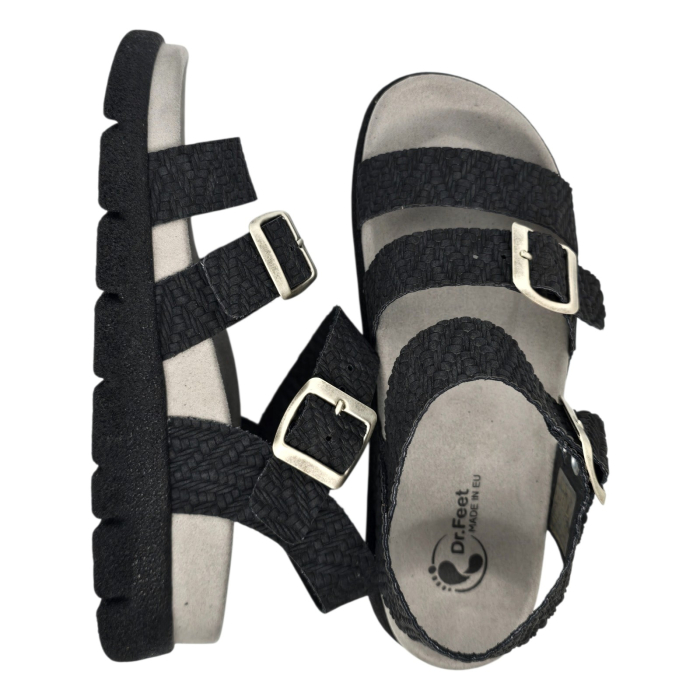 Sandale Dr Feet 16031 negru - dama [6]