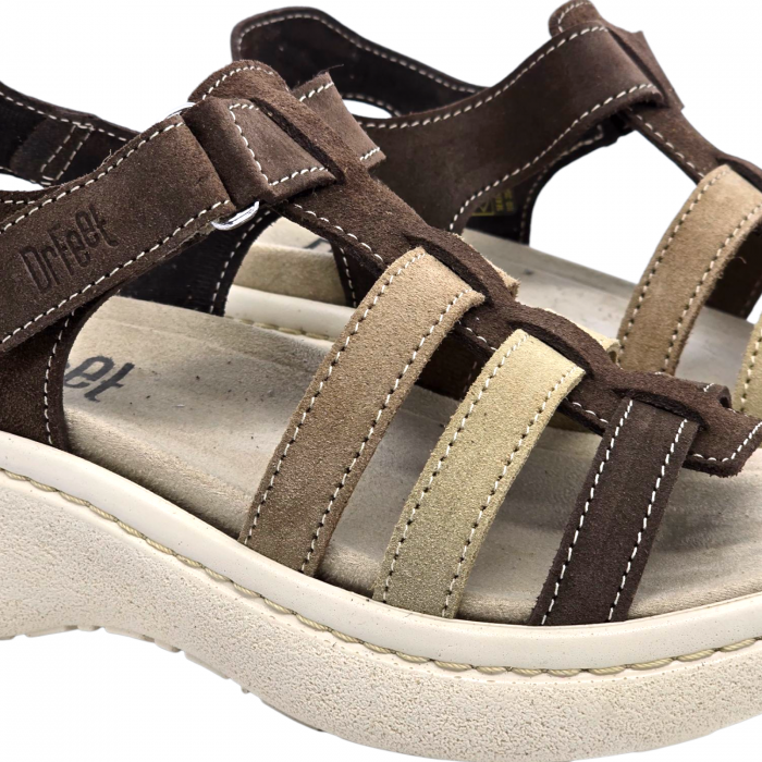 Sandale Dr Feet 18000 maro castaniu - dama [3]