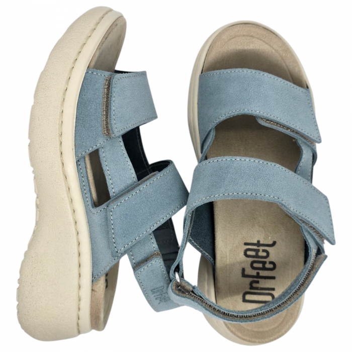 Sandale Dr Feet 18003 albastru deschis - dama [6]