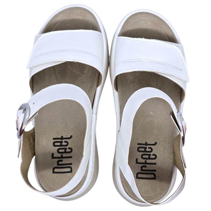 Sandale Dr Feet 18004 alb - dama [5]