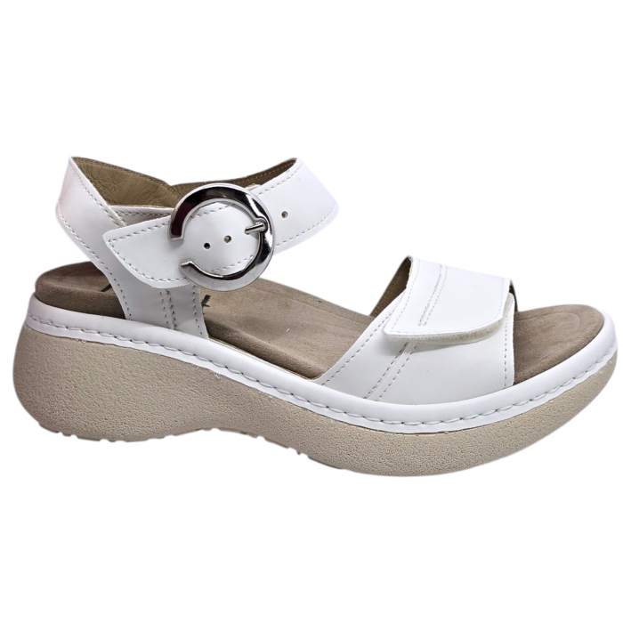 Sandale Dr Feet 18004 alb - dama [1]