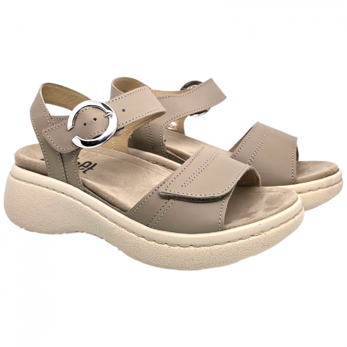 Sandale Dr Feet 18004 maro deschis - dama [2]