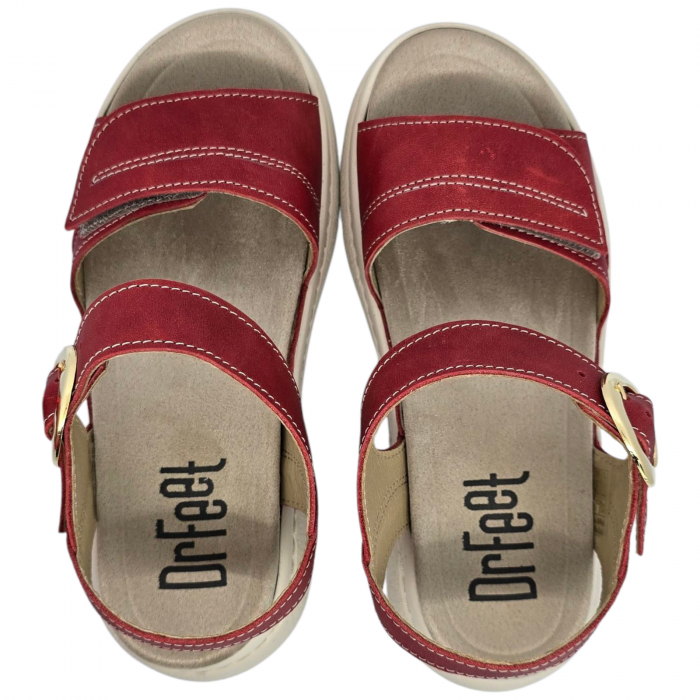 Sandale Dr Feet 18004 rosu - dama [5]