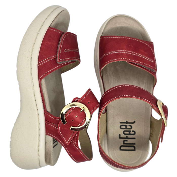 Sandale Dr Feet 18004 rosu - dama [6]