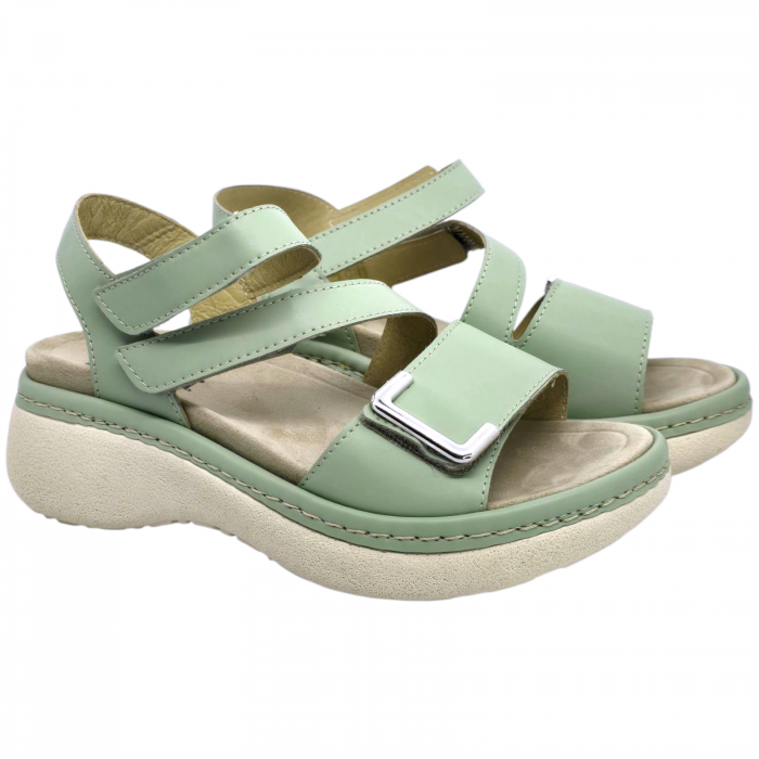 Sandale Dr Feet 18007 verde menta - dama [2]