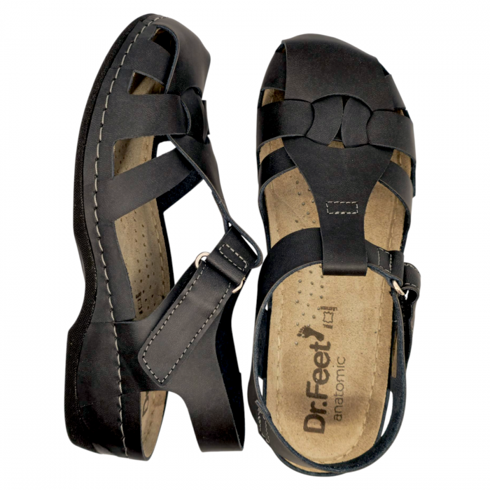 Sandale Dr Feet 2018 negru - dama [6]