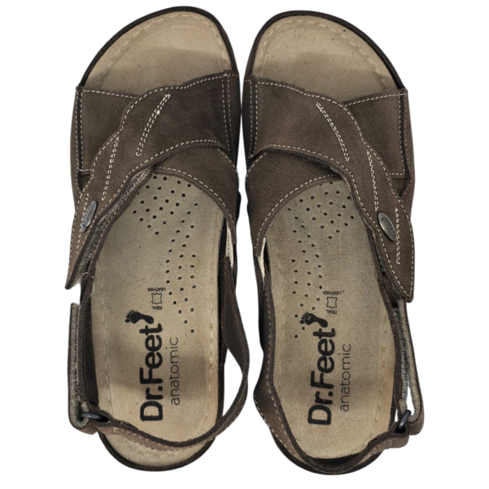 Sandale Dr Feet 2084 maro inchis - dama [4]