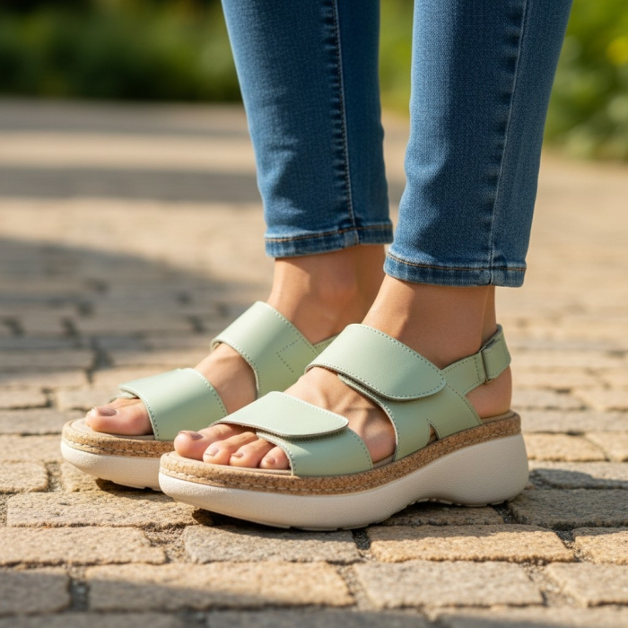 Sandale Dr Feet 21002 verde menta - dama [7]