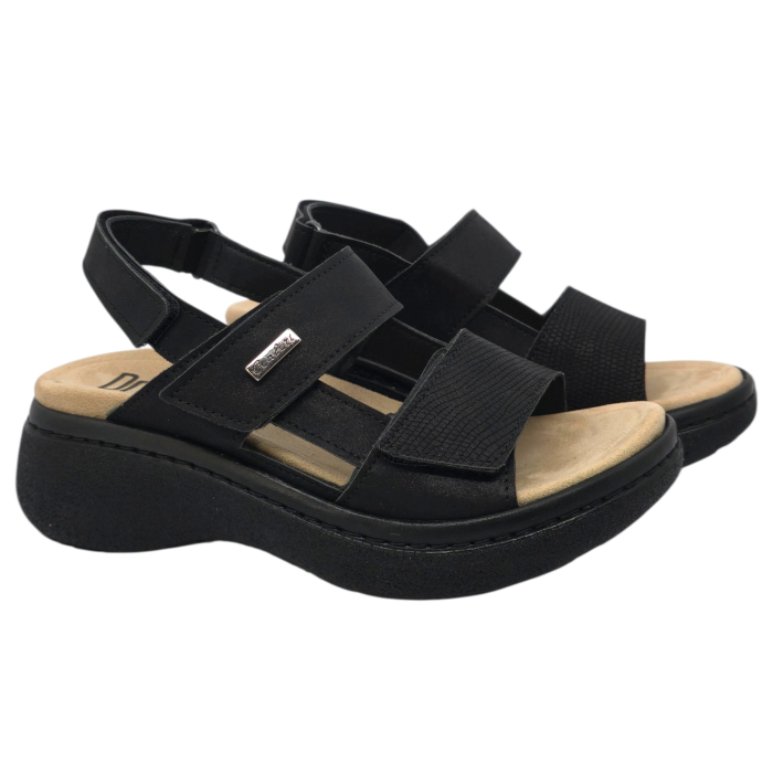 Sandale Dr Feet 21007 negru - dama [2]
