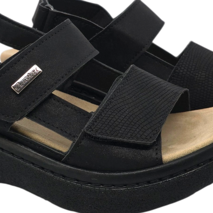 Sandale Dr Feet 21007 negru - dama [3]