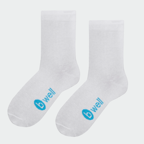 Sosete normale albe dama [3]