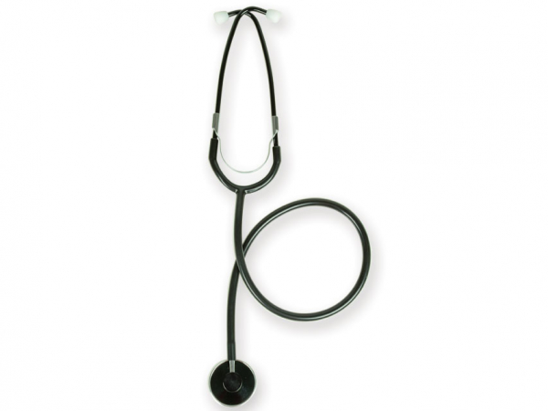 Stetoscop cu capsula simpla GIMA - Latex Free - negru (51000) [2]