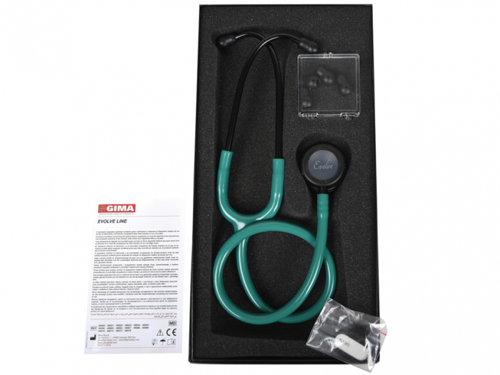 Stetoscop Evolve emerald green - black head edition [3]
