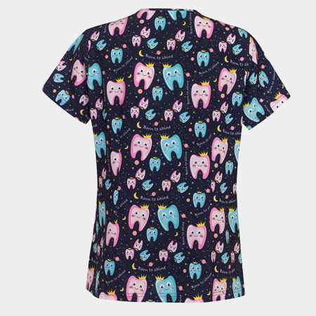 Bluza medicala albastru - Born to shine [1]