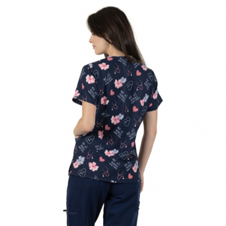 Uniforme și halate medicală - Bluza medicala albastru - Heroes