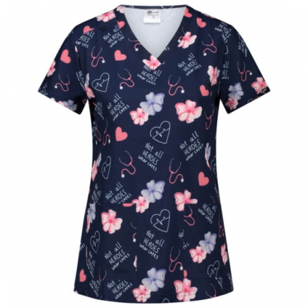 Uniforme și halate medicală - Bluza medicala albastru - Heroes