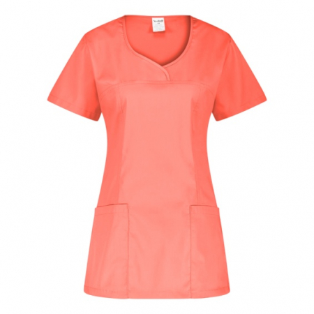 Halate Damă - Bluza medicala coral Ines