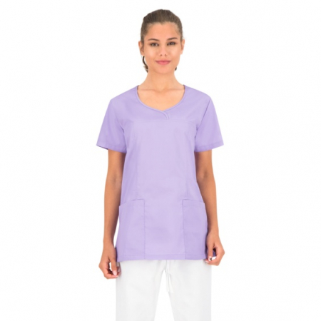 Halate Damă - Bluza medicala lila Ines