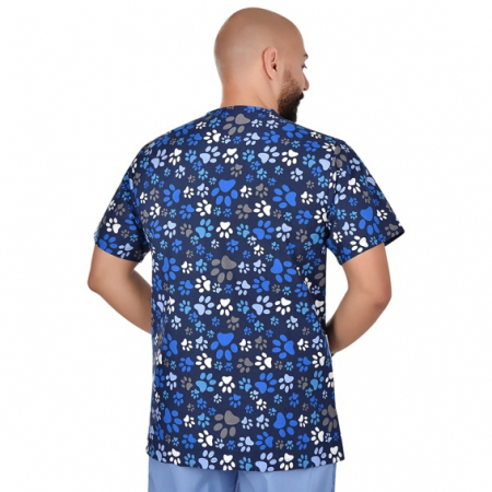 Bluza medicala Lorenzo cu labute [2]