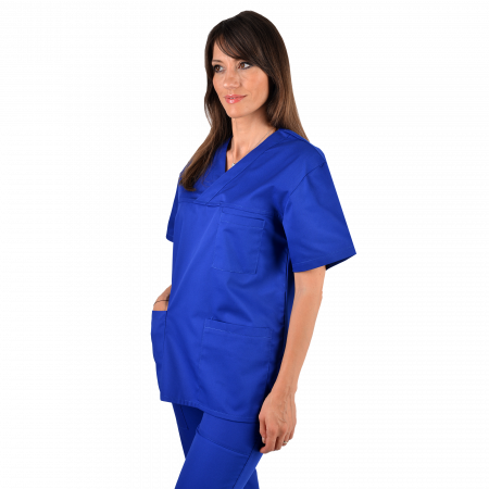 Costum medical albastru royal - unisex [1]