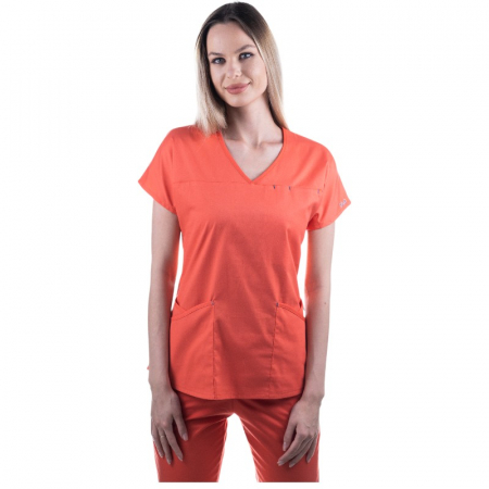 Costum medical Ambra dama - coral [1]