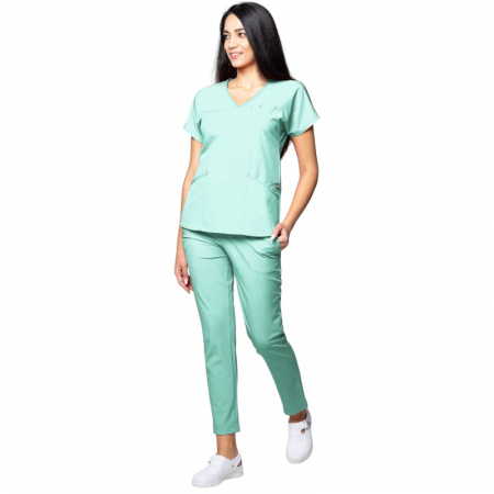 Uniforme și halate medicală - Costum medical Ambra dama - fistic
