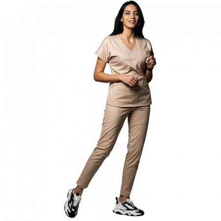Costum medical Damă - Costum medical Ambra dama - powder