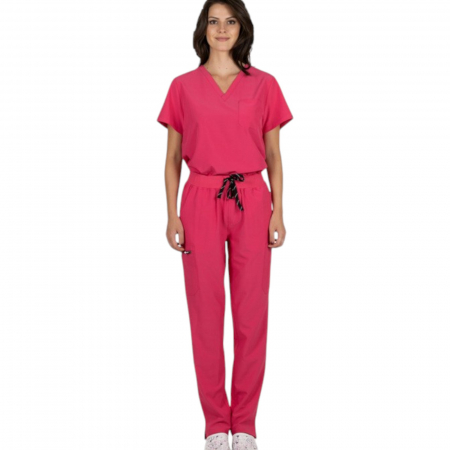 Uniforme și halate medicală - Costum medical Bella - ciclam