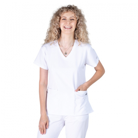 Costum medical Eva dama - alb [3]