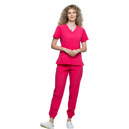 Uniforme și halate medicală - Costum medical Eva dama - ciclam