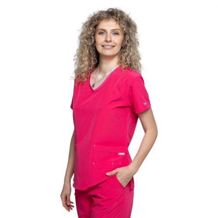 Costum medical Eva dama - ciclam [3]