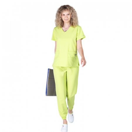 Uniforme și halate medicală - Costum medical Eva dama - green apple